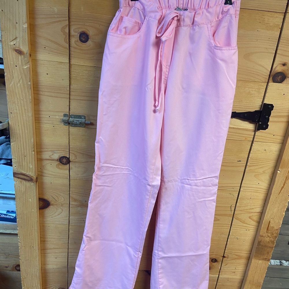 Pink greys anatomy scrub pants